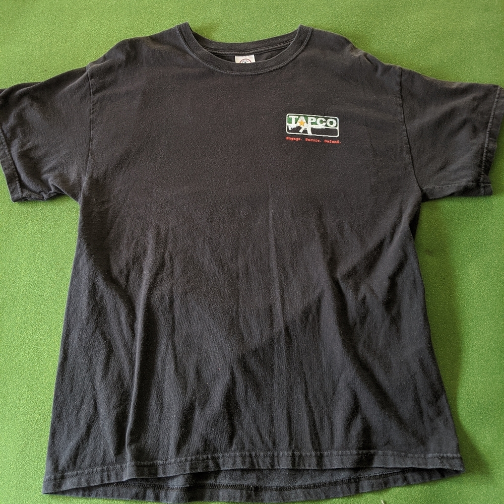 Tapco Engage Secure Defend Tee Shirt Black Large